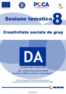 Sesiune tematica 8 - Creativitate sociala de grup